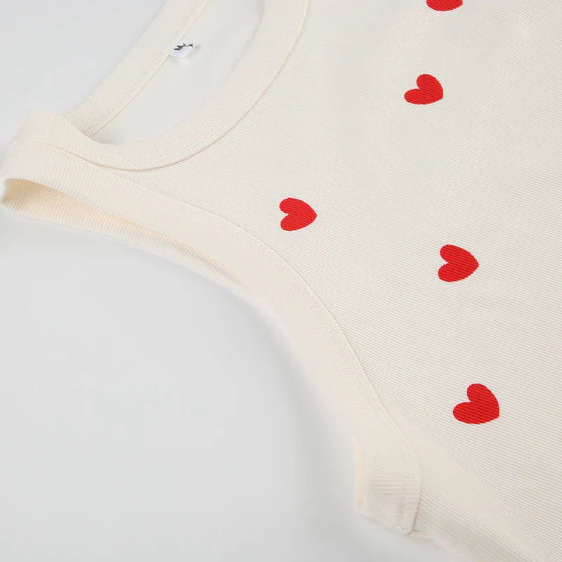 Heart of Hearts Cropped Tank Top