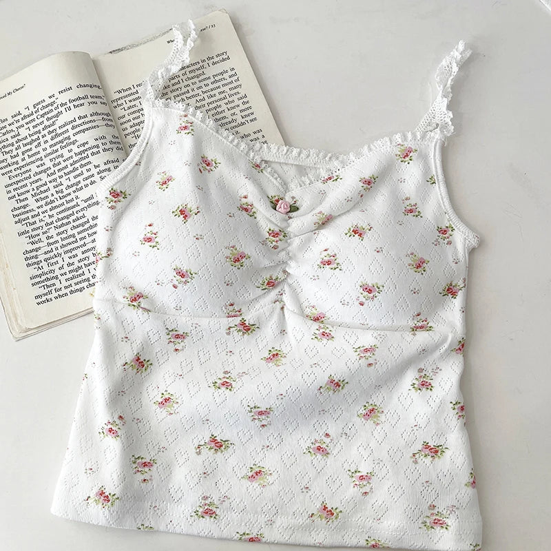 Sweet Flower Crop Top