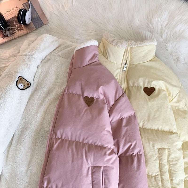 Cute Embroidered Double-Sided Coat