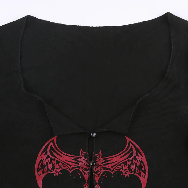 Dark Bat Two-Piece Top