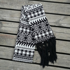 Printed Fringe Scarf