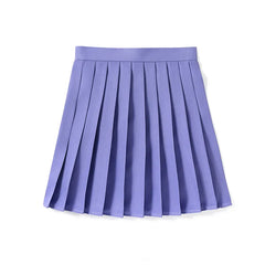 Candy Color Pleated Skirt