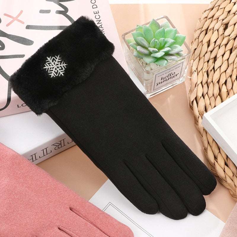 Cute Faux Fur Gloves