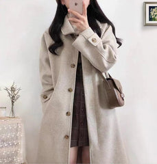 Long Thickened Lined Coat