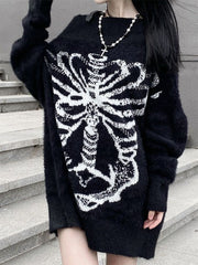 Grunge Skeletal Sweater