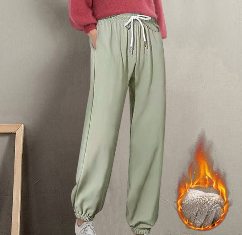 Fleece-Lined Sweatpants