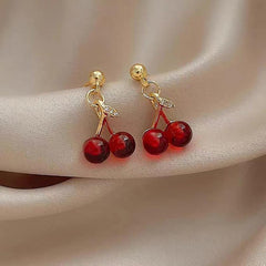 Delicate Cherry Jewelry Set