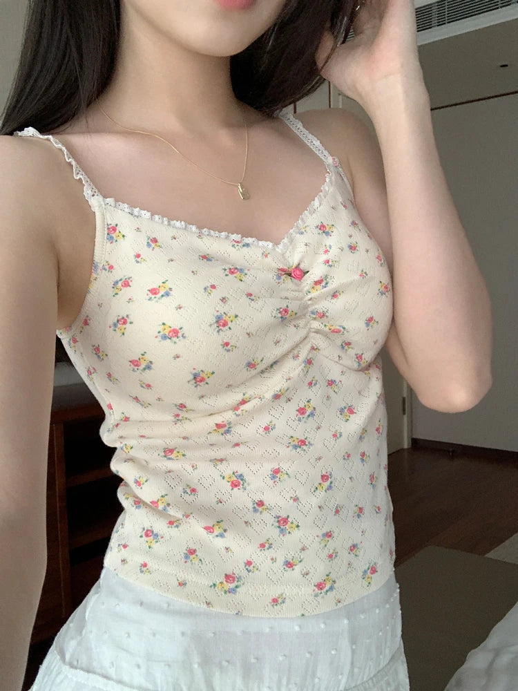 Sweet Flower Crop Top