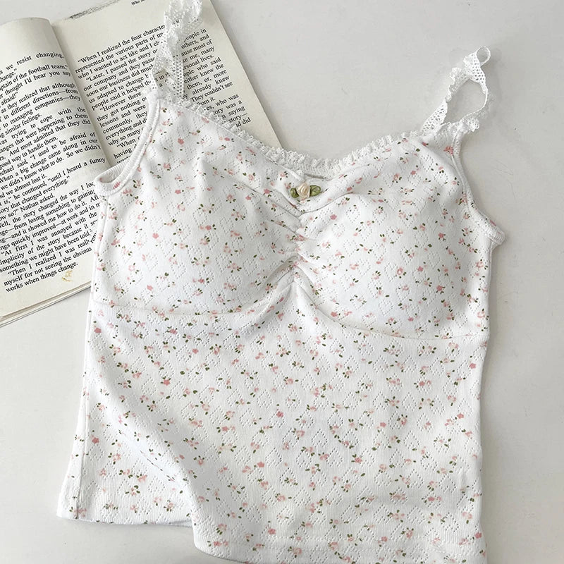 Sweet Flower Crop Top