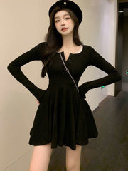 Long Sleeve Button Dress