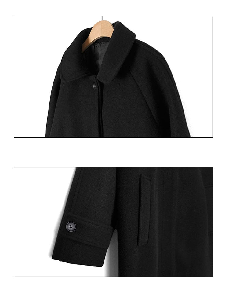 Long Thickened Lined Coat