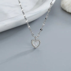 Collier Coeur Argent