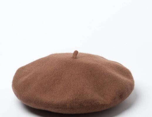 Solid Color Woolen Beret