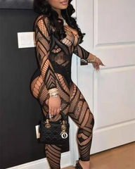 Hollow Out Backless Crotchless Bodystockings