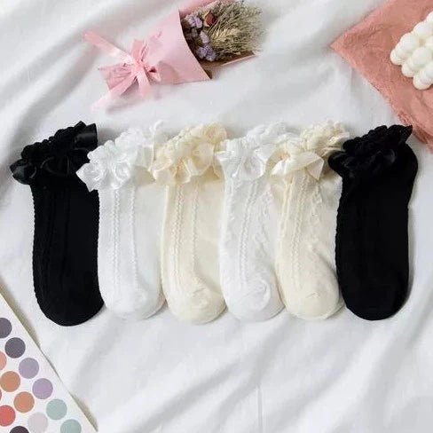 Sweet Princess Ruffle Ankle Socks