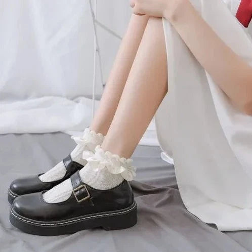 Sweet Princess Ruffle Ankle Socks