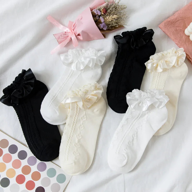 Sweet Princess Ruffle Ankle Socks