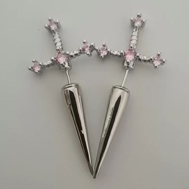 Gothic Sword Earrings