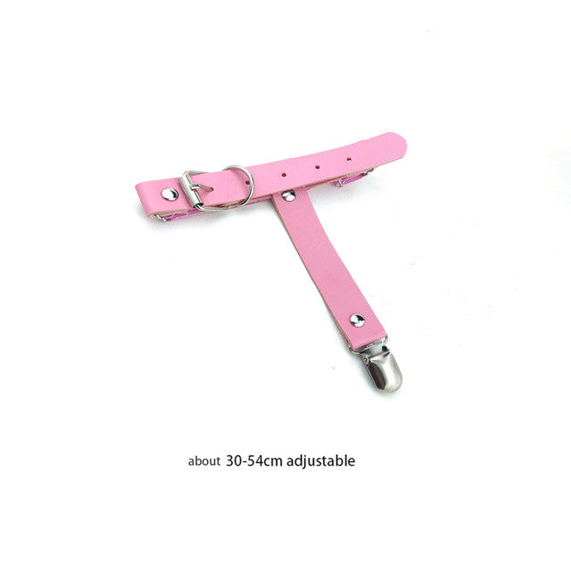 Pink Punk Thigh Garter