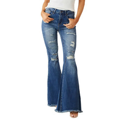 High Waist Flare Leg Jeans