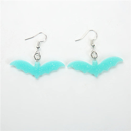 Glitter Bat Earrings