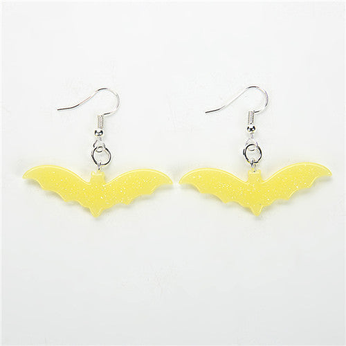 Glitter Bat Earrings