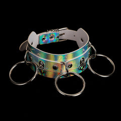 Holographic Punk Chokers