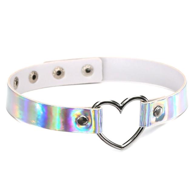 Holographic Punk Chokers