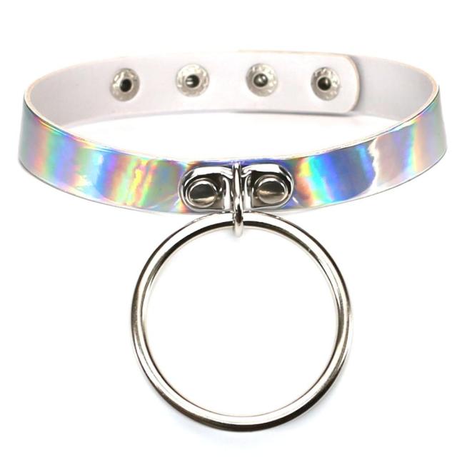 Holographic Punk Chokers