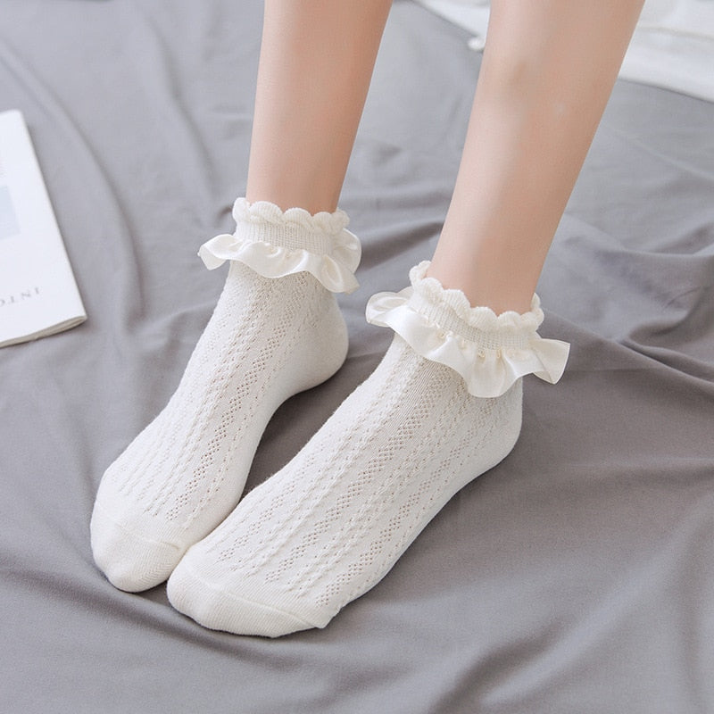 Sweet Princess Ruffle Ankle Socks