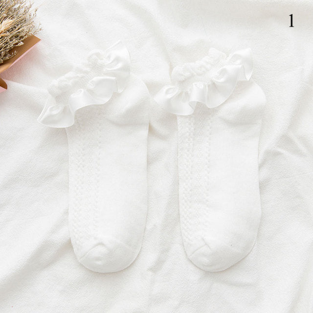 Sweet Princess Ruffle Ankle Socks