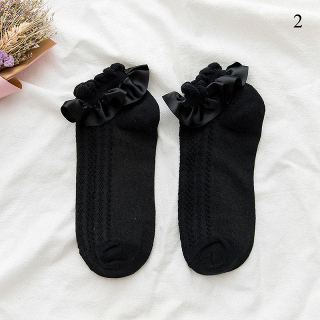 Sweet Princess Ruffle Ankle Socks