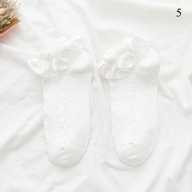 Sweet Princess Ruffle Ankle Socks