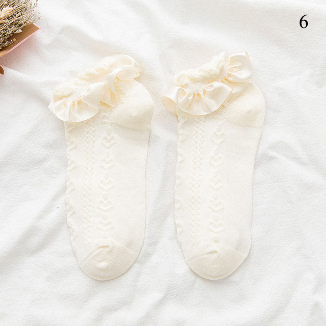 Sweet Princess Ruffle Ankle Socks