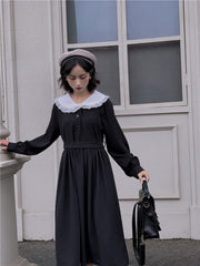 Kawaii Gothic Long Vintage Style Dress