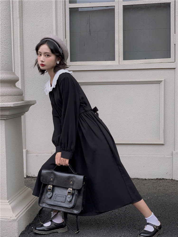 Kawaii Gothic Long Vintage Style Dress