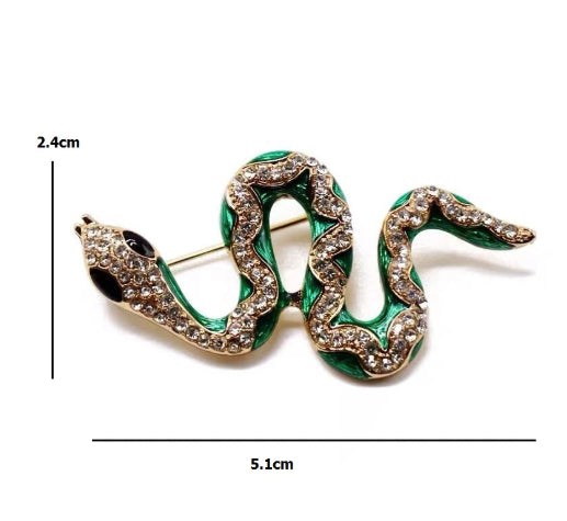 Slithering Snake Brooch