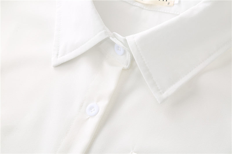 Chemise boutonnée avec nœud