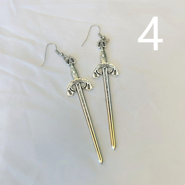 Sword Earrings