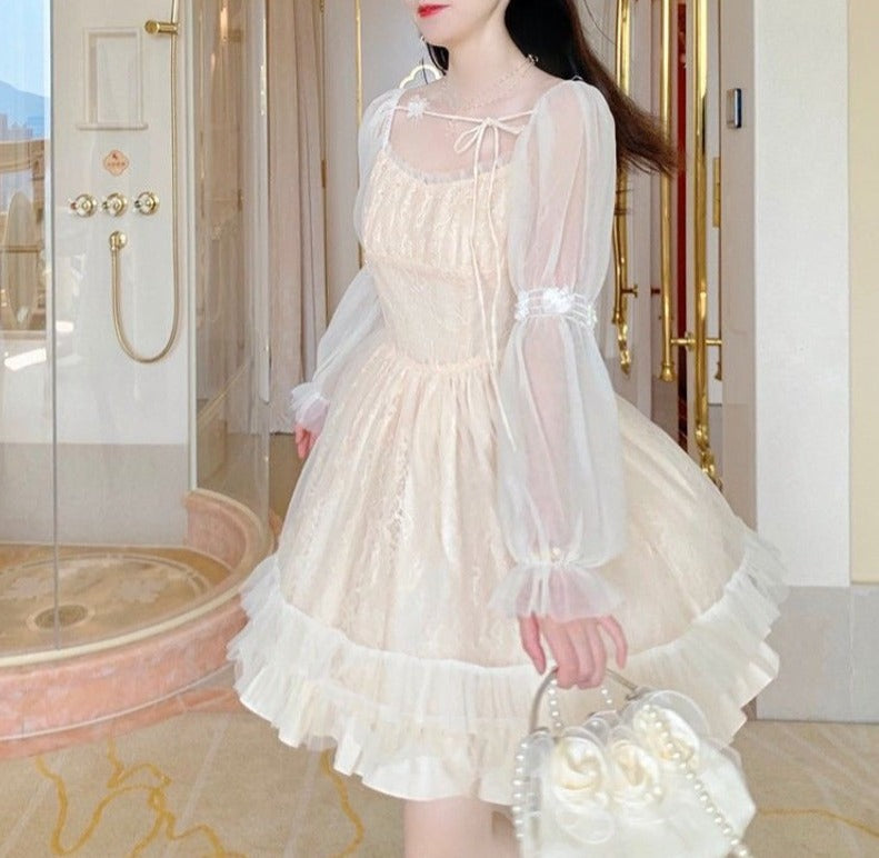 Romantic Princess Long Sleeve Dress