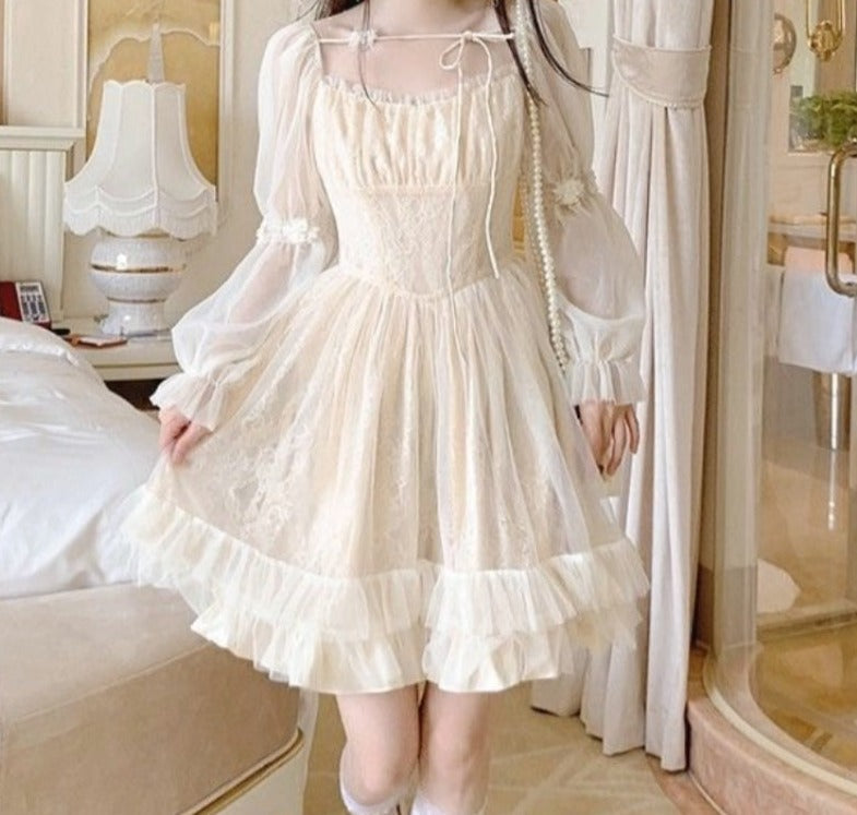 Romantic Princess Long Sleeve Dress