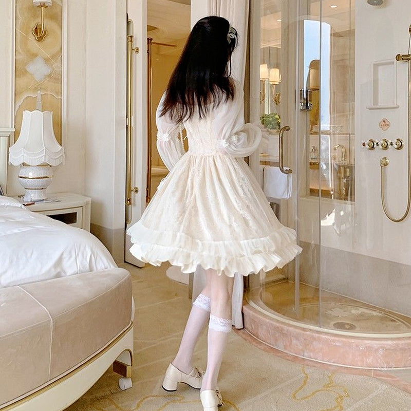 Romantic Princess Long Sleeve Dress