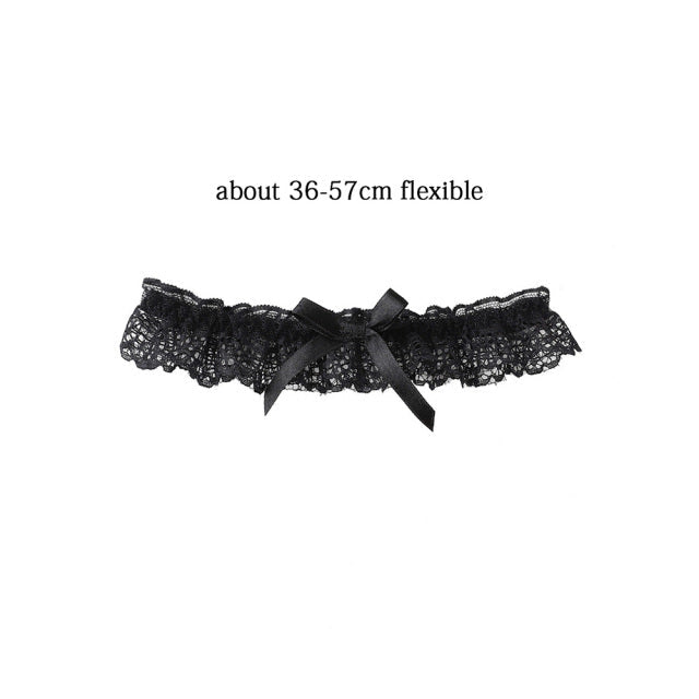 Black Punk Thigh Garter