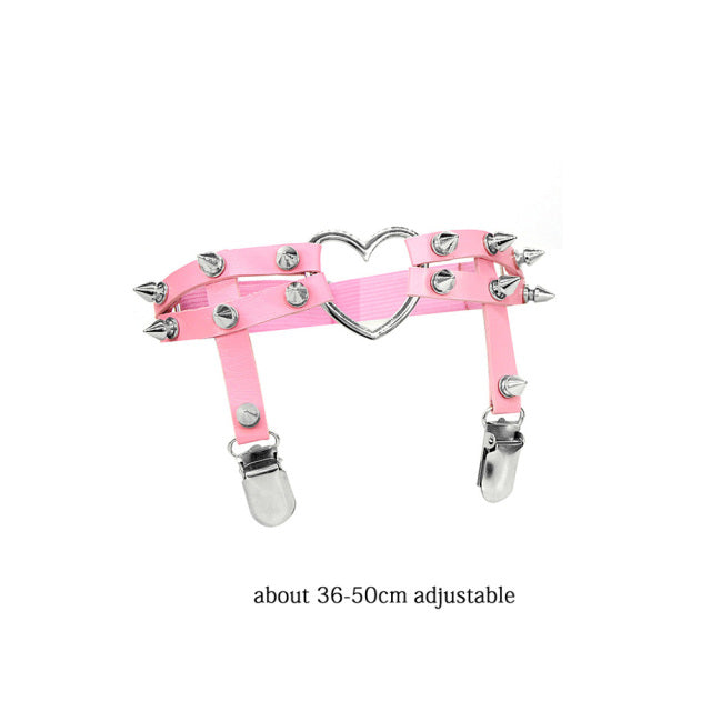 Pink Punk Thigh Garter