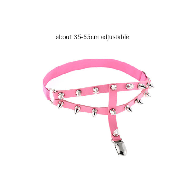 Pink Punk Thigh Garter