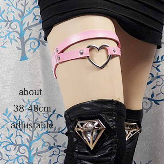 Pink Punk Thigh Garter