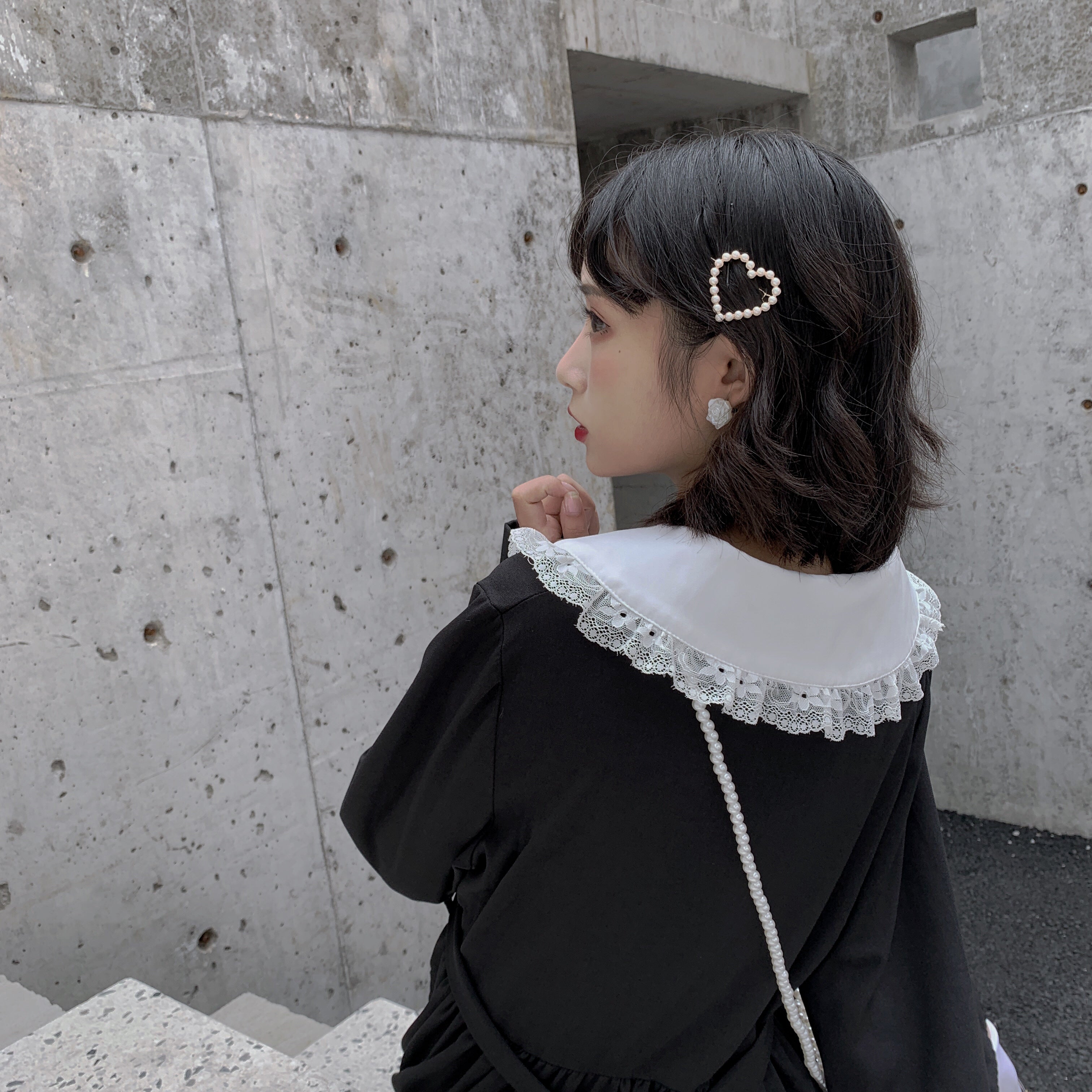 Kawaii Gothic Long Vintage Style Dress