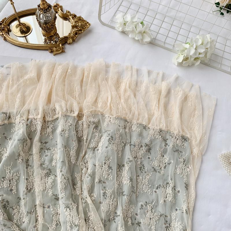 Lace Overlay Vintage Style Dress