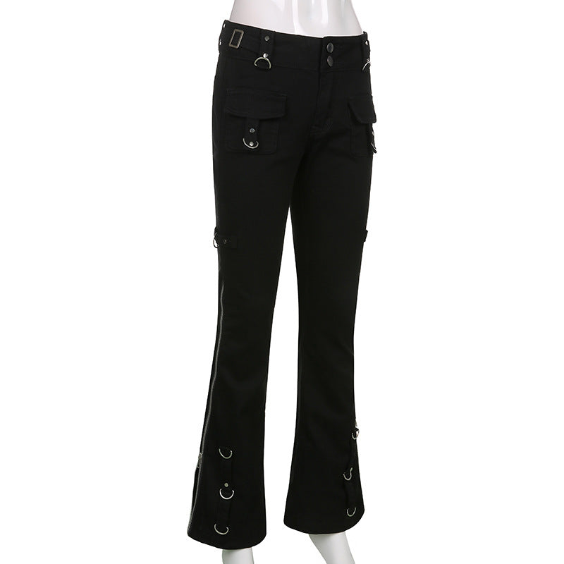 Goth Emo Low Waist Pants