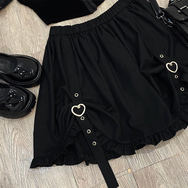 Heart Buckle Skirt